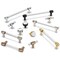 Jeffrey Alexander 160 mm Center-to-Center Brushed Gold Carmen Cabinet Bar Pull 775-160BG - alternate 3